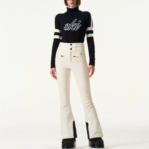 Perfect Moment Cream Ski Pants